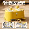 Interactive Electronic Whack-a-Mole Cat Toy with Feather Teaser