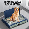 Plastic Dog Potty with Wall, Wire Grate and Drawer
