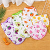Fruit Print Polyester Pet Vest for Dogs and Cats