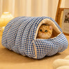 Semi-Enclosed Cat & Small Dog Bed