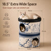 Three-Level Corrugated Cardboard Cat Scratcher House