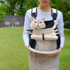 Front-Carry Pet Backpack Carrier for Cats and Small Dogs