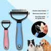 Pet Dematting Brush for Dogs and Cats