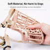 Soft Plastic Dog Muzzle with Breathable Mesh