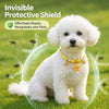 Adjustable Nylon Pet Collar with Bell and Camphor Wood Detail