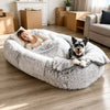 Oversized Plush Pet Bed with Removable Washable Cover