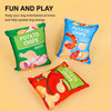 Plush Potato Chip Squeaky Toy for Dogs and Cats