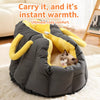 Faux Leather Enclosed Car Pet Carrier for Small Pets
