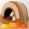 Enclosed Pet Bed with Removable Washable Cover
