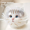 Clear Plastic Cat Cone for Grooming and Care