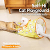 Foldable Cat Tunnel Toy with Crinkle Paper