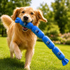 Four-Section Squeaky Sausage Dog Toy for Tug Play