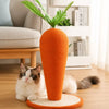 Carrot-Shaped Vertical Sisal Cat Scratching Post