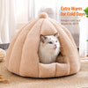 Enclosed Cat Tent Bed with Removable Washable Cover
