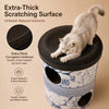 Three-Level Corrugated Cardboard Cat Scratcher House