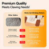 Wall-Mounted Vertical Cat Scratching Pad with Self-Adhesive Backing