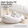 Washable Semi-Enclosed Nylon Pet Bed for Cats and Dogs