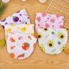 Fruit Print Polyester Pet Vest for Dogs and Cats