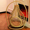Handwoven Rattan Hanging Basket Cat Bed
