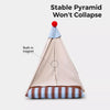 Semi-Enclosed Cat & Small Dog Tent Bed