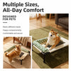 Elevated Cat & Dog Pet Cot with Breathable Mesh and Removable Cushion