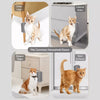 Wall-Mounted Cat Corner Scratcher and Grooming Toy