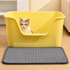 Semi-Enclosed Cat Litter Box with Double-Layer Tray