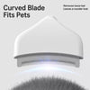 Curved-Tooth Grooming Comb for Cats and Dogs