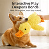 Plush Squeaky Duck Toy for Dogs & Cats