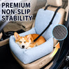 Quilted Pet Car Seat Cushion for Comfortable Travel