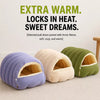 Semi-Enclosed Cat & Dog Bed with Removable Cover