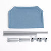 Removable-Washable Elevated Pet Bed with Steel Frame