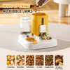 Automatic Pet Feeder with Food and Water Bowls for Cats & Dogs