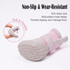 Small Dog Shoes with Soft Soles and Zipper Closure