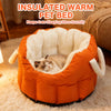 Faux Leather Enclosed Car Pet Carrier for Small Pets