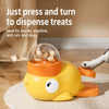 Rotating Duck Treat Dispenser Toy for Pets