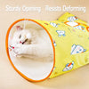 Foldable Cat Tunnel Toy with Crinkle Paper
