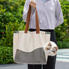 Canvas Pet Carrier Shoulder Bag for Cats and Small Dogs