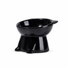Ceramic Angled Elevated Bowl for Cats and Dogs