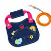 Denim-Style Nylon Harness and Leash for Cats and Small Dogs