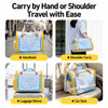 Oxford Cloth Pet Carrier Backpack for Cats and Small Dogs