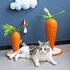 Carrot-Shaped Vertical Sisal Cat Scratching Post