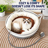 Cat Bed with Built-In Scratcher and Removable Washable Mat