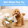 Interactive Tissue Box Squeaky Toy for Small and Medium Dogs