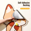 Wall-Mounted Vertical Cat Scratching Pad with Self-Adhesive Backing