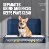 Plastic Dog Potty with Wall, Wire Grate and Drawer