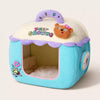Washable Pet Bed with Removable Corduroy Cover for Cats & Dogs