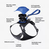 Nylon Dog Harness and Leash Set