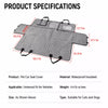 Detachable Pet Car Seat Cover with Storage Bag