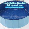 Foldable Pet Bath Tub for Dogs and Cats, Outdoor Use